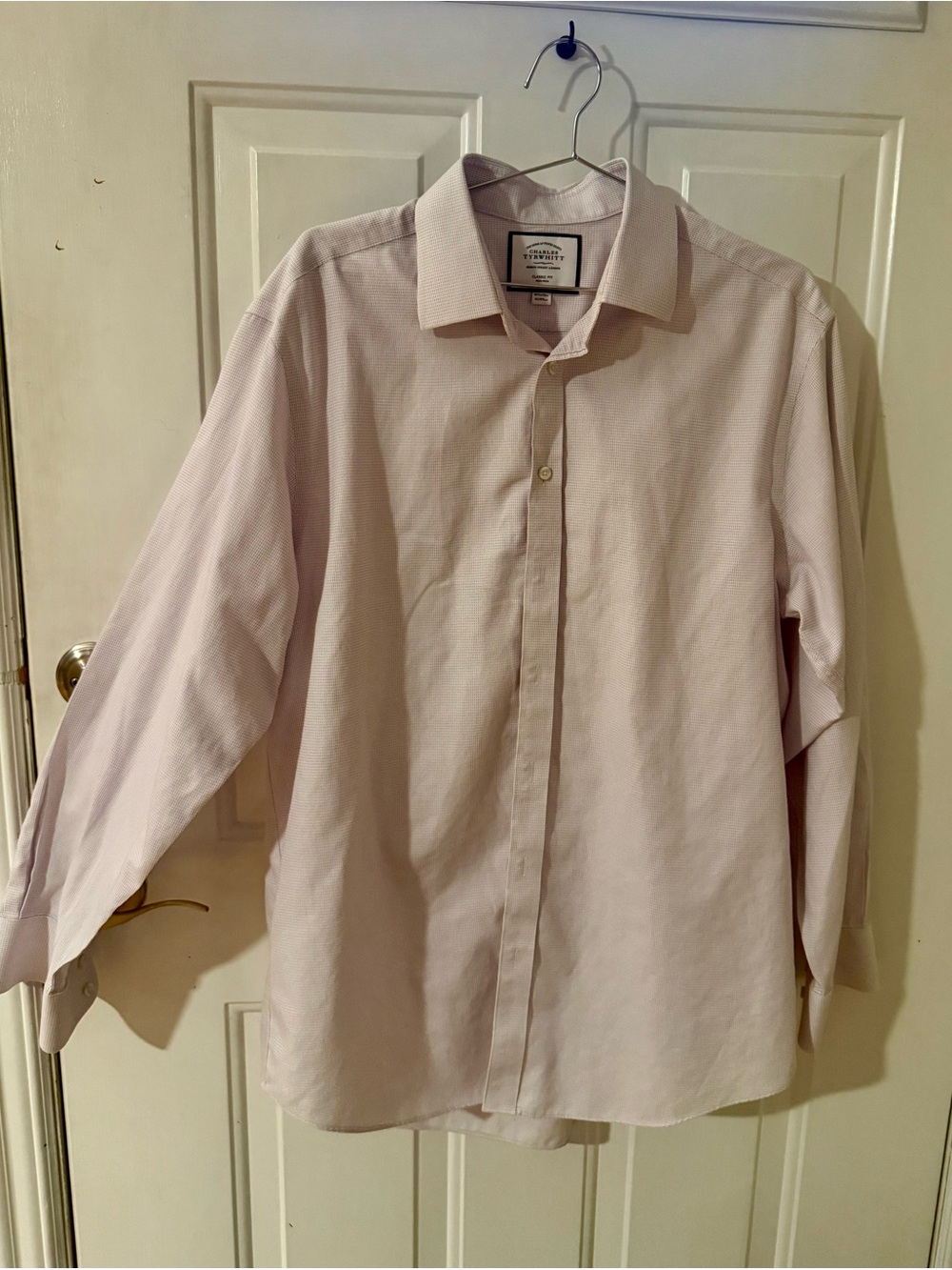 Charles Tyrwhitt Pale Purple Long-Sleeve Dress Shirt